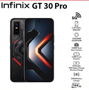 Infinix GT 30 Pro 12GB+256GB Dual SIM Unlocked Android Smart Phone DARK FLARE - Picture 1 of 6