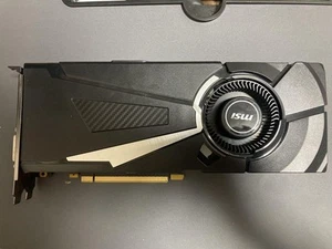 MSI GeForce GTX 1080 Aero 8GB GDDR5 Graphics Card DVI HDMI DisplayPort - Picture 1 of 4