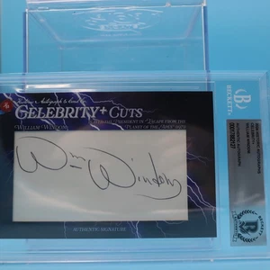 WILLIAM WINDOM signed autographed 3x5 Card BECKETT AUTH #1/1 -PLANET OF THE APES - Picture 1 of 3