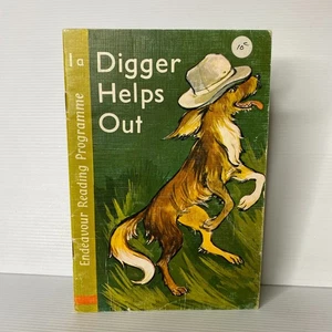 Digger Helps Out. Vintage Early Reader - Bild 1 von 4