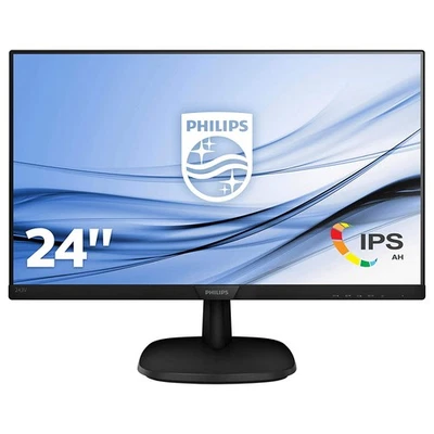 Philips 243V7QDAB/00 Monitor 23,8" FHD 1920x1080 VGA DVI HDMI 60Hz 5ms schwarz - Bild 1 von 4