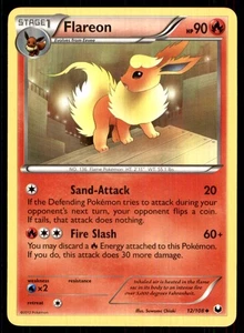 2012 Black & White - Dark Explorers Flareon Stage 1/Uncommon #12 - Picture 1 of 2