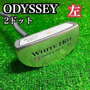 Jb1023 Odyssey Putter 33 Inch White Hot 5 2 Dot Men'S Lefty Left Handed - Picture 1 of 7