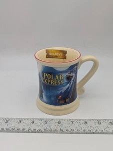 The Polar Express Becher Tasse BELIEVE 3D Raised Keramik Heiße Schokolade Kaffee Tee - Bild 1 von 4