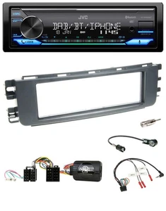 JVC Bluetooth DAB USB Lenkrad Autoradio für Smart ForFour 04-06 W454 Audio 20 - Bild 1 von 11