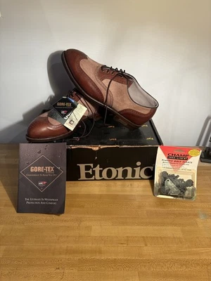 Zapatos de golf Etonic Tour Classic 7419U gris charol Spectator 10 1/2 D Foto 1 de 4