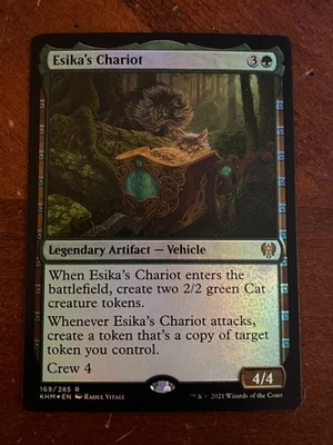 MTG Esika's Chariot Foil Kaldheim #169 NM - Image 1 of 2