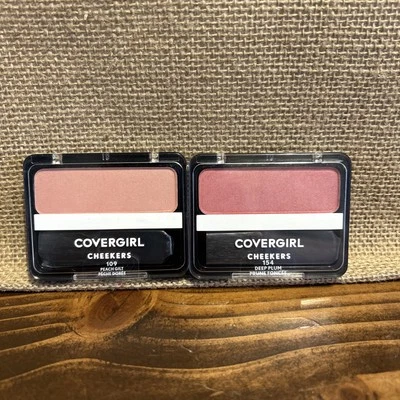 Lot of 2 CoverGirl Blush Color #154 DEEP PLUM, #109 PEACH GILT - Image 1 of 4