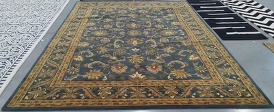 BLUE / GOLD 8'-3" x 11'-0" Back Stain Rug, Reduced Price 1172791606 AT52C-9 - Image 1 of 3