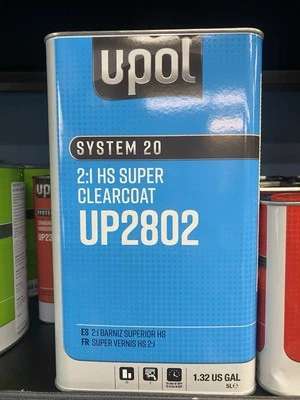 U-POL 2802 HS Super Clearcoat 5 liter Kit w/ Standard Hardener - Image 1 of 2