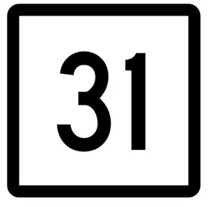 Connecticut State Highway 31 Sticker Decal R5073 Highway Route Sign - Picture 1 of 1