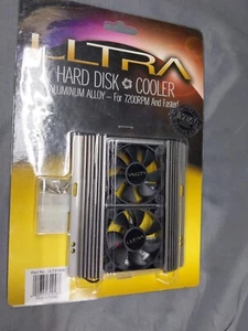 ULTRA 3.5" Hard Drive Cooler w/ 2 Fans - ULT31458 - NEW - Picture 1 of 11