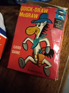 QUICK DRAW McDRAW Educards card game 1960s Hanna Barbera - Picture 1 of 4