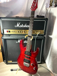 😍Ibanez GIO RG320FAT Electric Guitar - Transparent Red Burst LOW PRICE - Picture 1 of 8