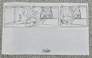 Original Nickelodeon Spongebob Schwammkopf Storyboard Kunst Skizze Craig Kemplin 5 - Bild 1 von 3