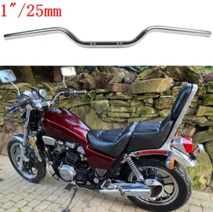 1" 25mm Drag Bar Handlebars Bars For Honda VF Magna Stateline 500 700 750 1100 - Picture 1 of 16