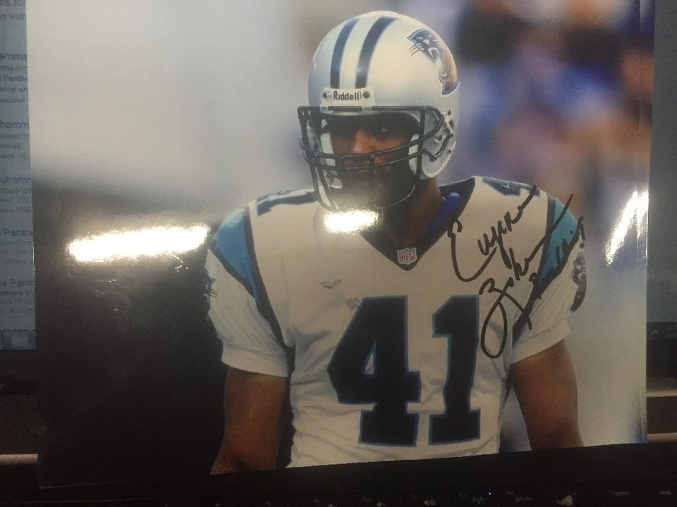 Foto firmada por Eugene Robinson Atlanta Falcons 8x10 Colgate University Gameday Hol Foto 1 de 1