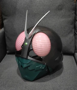 2023 New Kamen Rider Cosplay Helmet 1:1 Wearable LED Masked Rider Resin Mask Toy - Bild 1 von 10