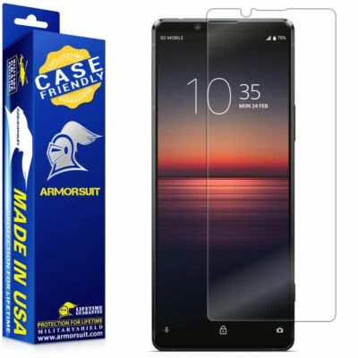 [2-Pack] ArmorSuit Clear Sony Xperia 1 II (2020)Max Coverage Screen Protector - Image 1 of 4