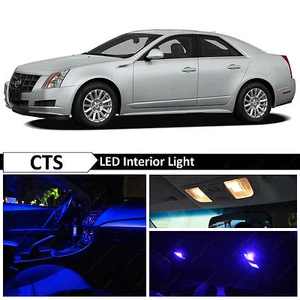 16x azul interior LED luces kit de paquete para 2003-2007 Cadillac CTS - Imagen 1 de 1