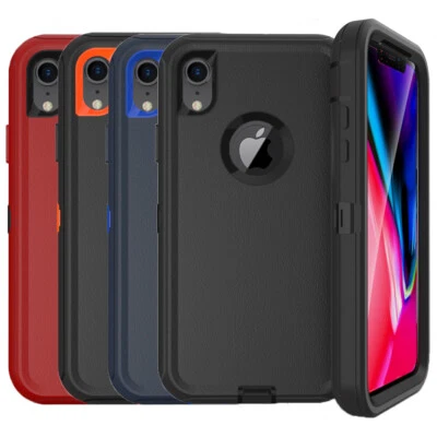 For iPhone XR XS Max Case Shockproof Heavy Duty Rugged Hybrid Hard Phone Cover - Image 1 of 4