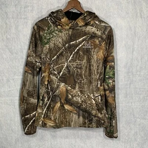 Realtree Camo Pullover Hoodie Edge Performance With Neck Gaiter Youth SZ S (4-6) - Picture 1 of 17