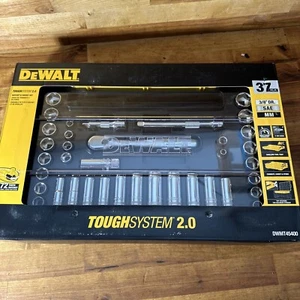 DEWALT 3/8 in. Drive Socket Set with Toughsystem Tray (37-Piece) DWMT45400 - Picture 1 of 20