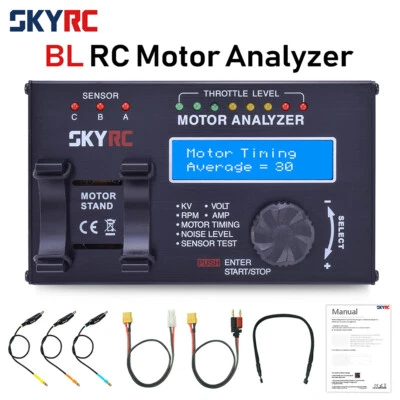 SKYRC Motor Analyzer BL Electric Brushless Motor Analyzer LCD for RC Car Motor - Image 1 of 4