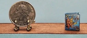 1:24 MINIATURE BOOK COWARDLY LION AND THE HUNGRY TIGER OZ BAUM HALF SCALE - Picture 1 of 11