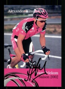 Tarjeta de autógrafo Alexander Winokurow original firmada ciclismo + A 237884 - Imagen 1 de 2