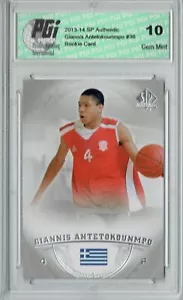 Giannis Antetokounmpo 2013-14 SP Authentic #36 Rookie Card PGI 10 - Picture 1 of 1