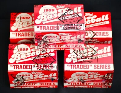 1989 TOPPS TRADED baseball set BBCE sealed FASC from sealed case GRIFFEY ROOKIE - Image 1 of 2