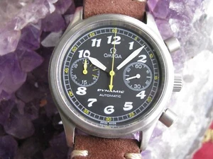 Vintage Omega Dynamic Chronograph Stainless Steel Automatic Wrist Watch - Picture 1 of 9