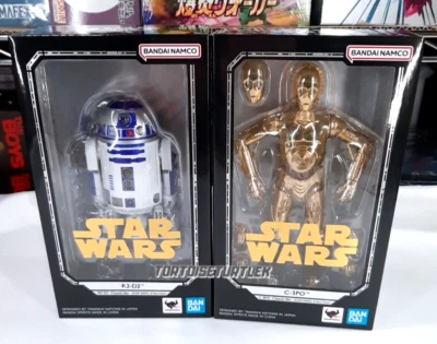 S.H.Figuarts C-3PO R2-D2 Classic ver STAR WARS A New Hope Action Figure Bandai - Image 1 of 4