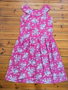 Laura Ashley vintage 80s summer floral dress, 12-14