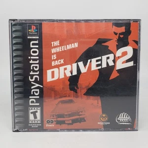 Driver 2 PlayStation 1 PS1 CIB completo di manuale e scheda reg buone condizioni - Foto 1 di 11