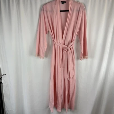 JONES NEW YORK Bata Larga Envoltura con Encaje Floral Talla:S/M Foto 1 de 4