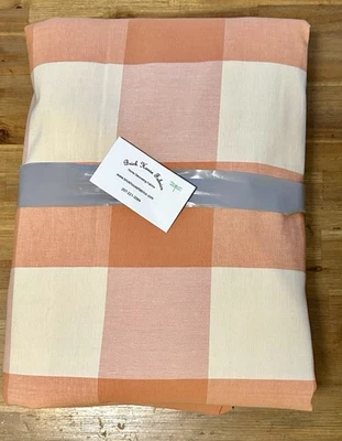 Brick House Fabrics Orange/Peach XL Fall Buffalo Checked Gingham - 55” x 6 Yards - Image 1 of 4