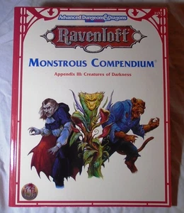 Ravenloft Monstrous Compendium Appendix III Creatures Of Darkness AD&D 2ND Ed  - Picture 1 of 2