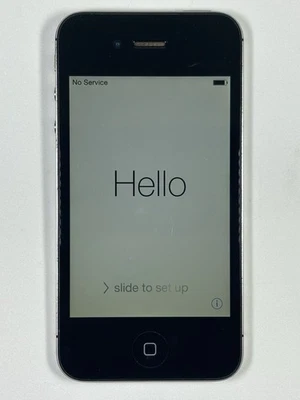 Apple iPhone 4 - 8GB - A1349 - Black - Unlocked - Image 1 of 4