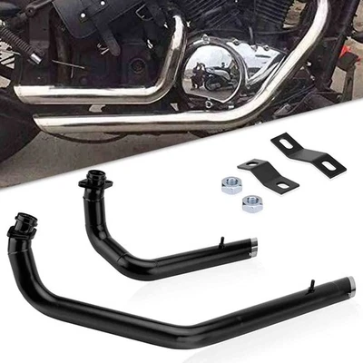 Staggered Exhaust Pipes Kit Fits For Kawasaki Vulcan 800 VN800A VN800B Classic Foto 1 de 4