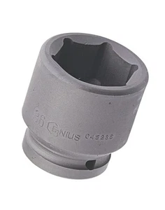 Genius Tools 3/4" Dr. 19mm Impact Socket (CR-Mo) - 645219 - Picture 1 of 1