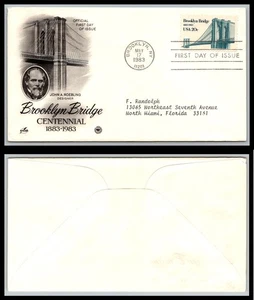 US FDC # 2041 20c Brooklyn Bridge  ArtCraft / PCS  S.cancel 1983, 9Q2478 - Picture 1 of 1