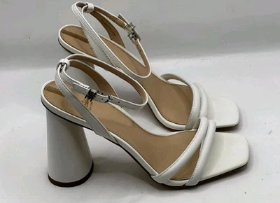 NEW Sam Edelman Women's White Kia Block Heel Sandal (Size 8) - Image 1 of 4