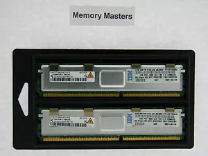 39M5785 39M5784 2GB Approved (2x1GB) PC2-5300 FBDIMM Memory IBM Systems x 2RX8 - Picture 1 of 1