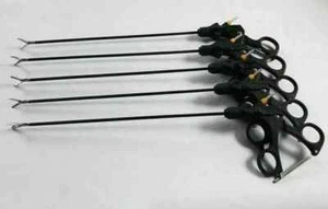 5pc Laparoscopic Grasper Forceps Scissor Endoscopy Surgical Instruments Set 5mm - Picture 1 of 6