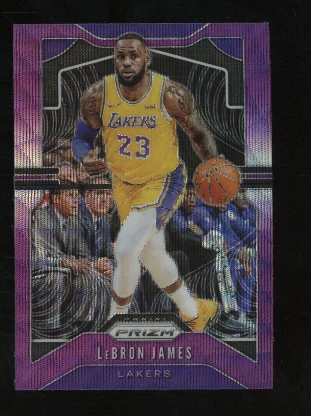 2019/20 Panini prizm NBA basketball Lebron James    purple wave