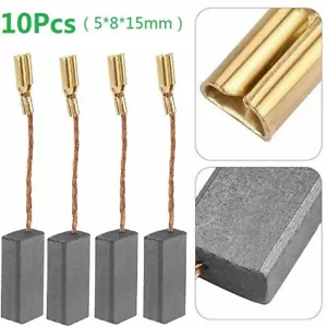 10x Kohlebürsten Kohlen Für Winkelschleifer 15mm X 8mm X 5mm Motorkohlen - Bild 1 von 5