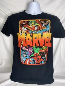 Marvel Avengers T-Shirt Black Adult Size Small SEE DESCRIPTION - Picture 1 of 6