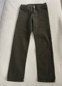 NWOT Polo Ralph Lauren boys' size 12 Sullivan slim solid army green denim jeans - Picture 1 of 2